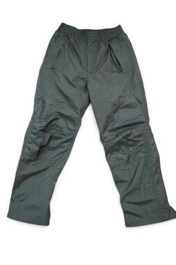 Cabela's Outdoor Gear Nylon Shell Pants Mens Medium Full Zip Leg Green Overpants